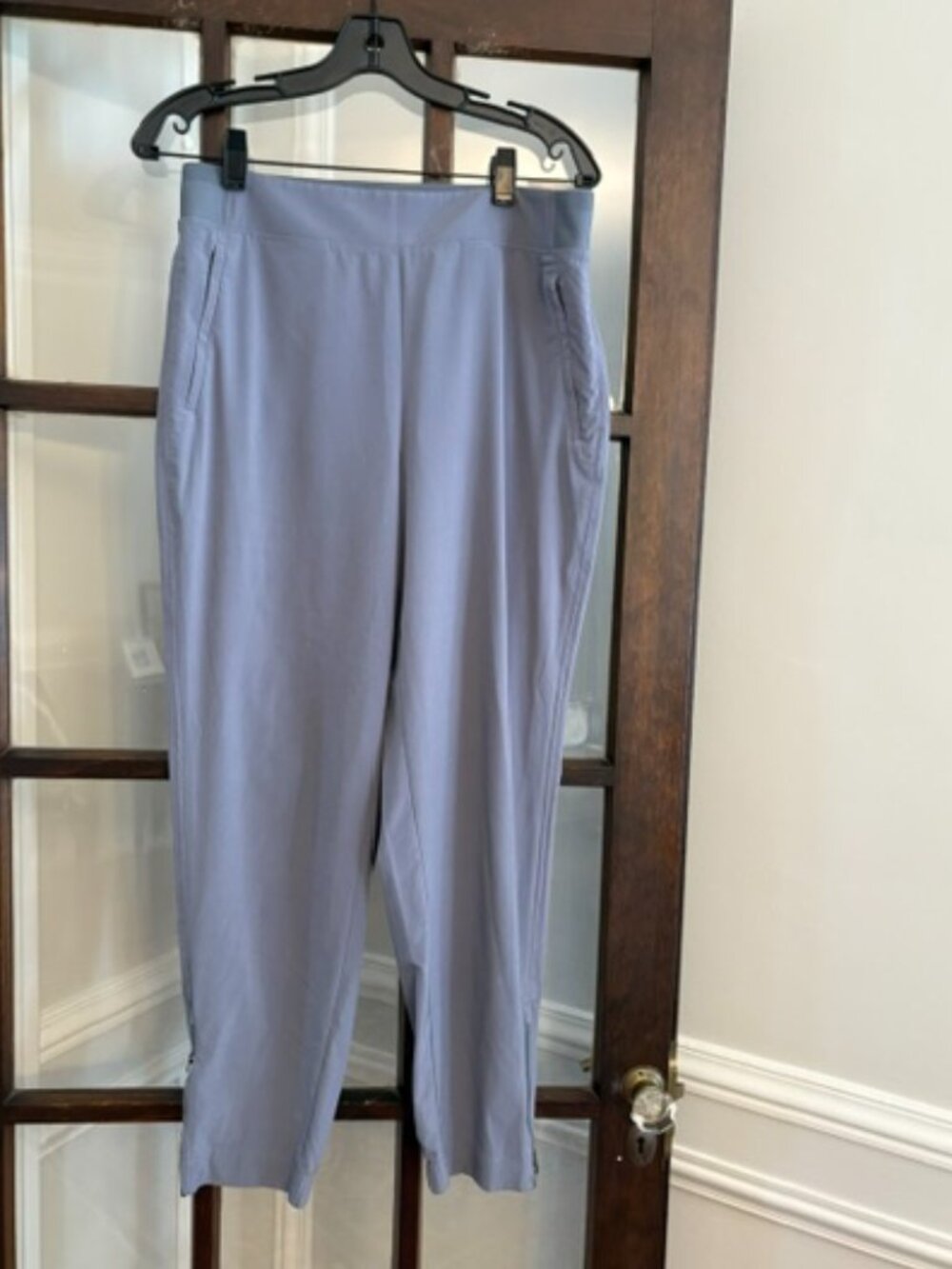 Athleta Light Blue Brooklyn Heights Joggers, Size 10